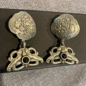 80's style LAZULI brand large post earrings